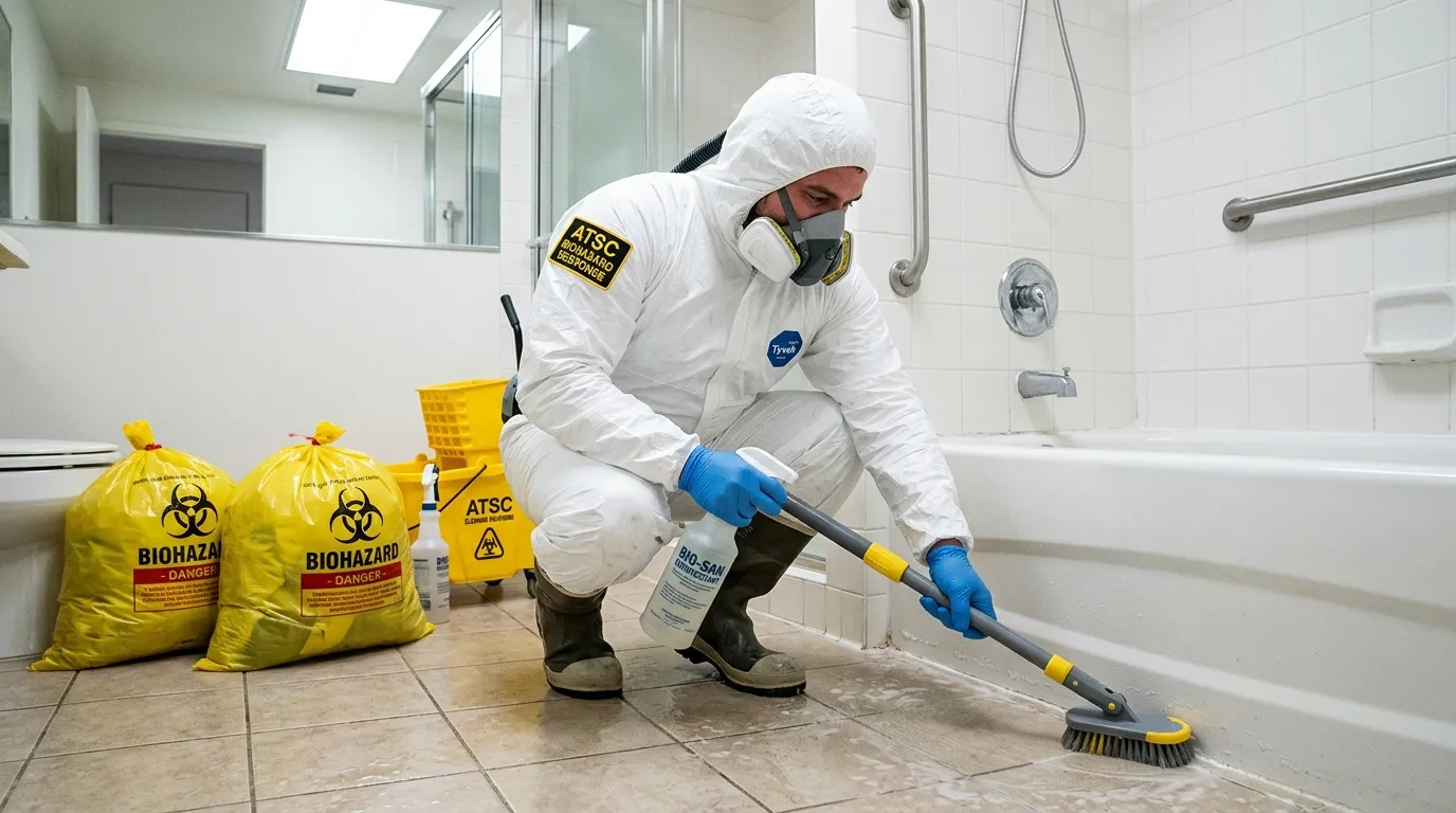 Decontamination equipment deployed for Blood Cleanup in Ann Arbor